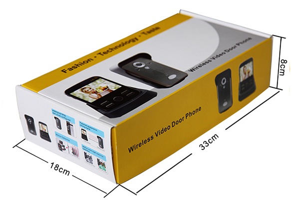 Упаковка беспроводного видеодомофона "KIVOS"  