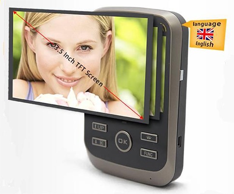 Монитор видеодомофона "KIVOS" имеет компактные размеры и экран диаметром 8,9 см