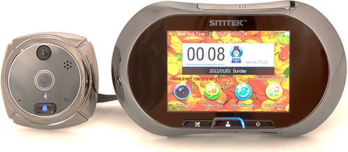 Беспроводной видеоглазок "SITITEK GSM" состоит из наружного и внутреннего модулей