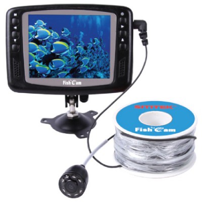 Рыболовная видеокамера &quot;SITITEK FishCam-501&quot; Компактная подводная видеокамера с инфракрасной подсветкой и широкоугольным светочувствительным объективом 3,5" с углом обзора 150° с разрешением 500 х 582 пикселя. 