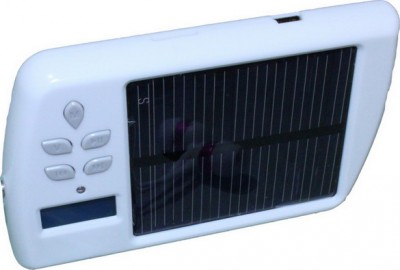 Универсальный МР-3 плеер SBC-26 Проигрыватель медиа файлов с функциями экстренной зарядки мобильных телефонов, встроенным аккумулятором, солнечной батареей, FM-радио и FM-передатчиком. 