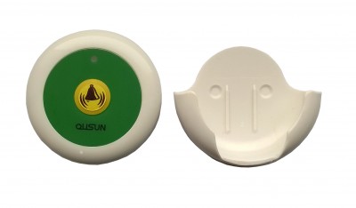 Кнопка вызова-передатчик F007 Персональная кнопка вызова-передатчик для комплектов Q017G,Q018G.