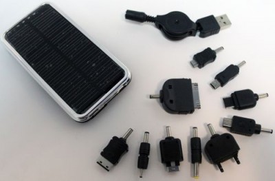 Зарядное устройство на солнечной батарее MP-S2000 Комплект для аварийной зарядки мобильных телефонов, фотокамер, PSP и т.д. со встроенной солнечной панелью. 
