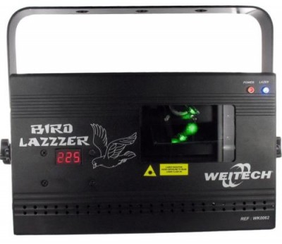 Стационарный лазерный прибор для отпугивания птиц Bird Lazzzer WK-0062 Прибор создает световые эффекты для отпугивания птиц из помещений. Он формирует лазерный луч зелёного света, который перемещается в соответствии с определённой программой.