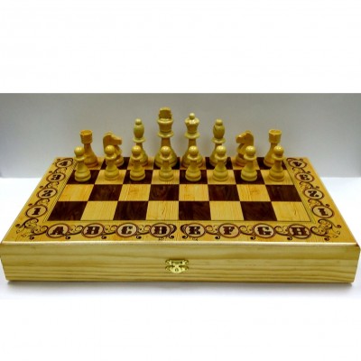 Шахматы из дерева &quot;Дебют&quot;, 40 см Шахматный набор и дерева с размером доски 40 х 40 см подойдет для начинающих и опытных любителей этой игры.