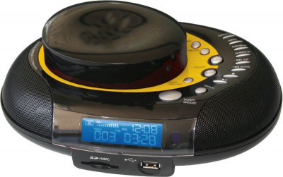 Музыкальный проигрыватель ADSS-01 Проигрыватель медиа файлов с сабвуфером. Встроенное УКВ-радио с автопоиском и запоминанием станций, ЖК-дисплей.