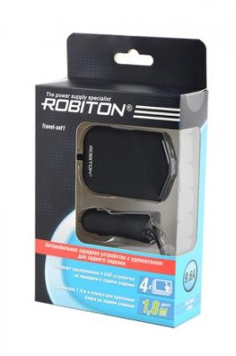 Автомобильная зарядка ROBITON Travel-Set1 Зарядная станция для заднего сиденья автомобиля.