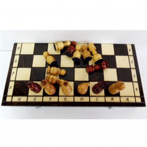 Шахматы деревянные &quot;Лакированный дуб&quot;, 40 х 40 см Шахматы "Лакированный дуб" это комплект с удобной шахматной доской с красивым сочетанием коричневых и светлых полей и фигурами оригинального дизайна.
Шахматная доска: стандартная, складная, с индикацией шахматных полей.