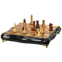 Шахматы деревянные "Большие фигурные", 48 х 48 см