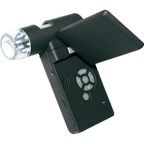 8 светодиодных осветителей расположены вокруг объектива камеры микроскопа "Микрон Mobile"