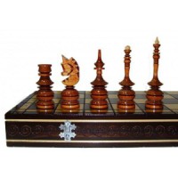 Шахматы деревянные "Лакированный клён", 47 х 47 см.