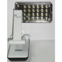 Аккумуляторная настольная лампа на 24 светодиодах с поворотной головкой