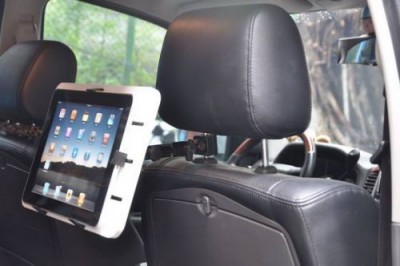 Кронштейн - крепление для планшетника в автомобиле IPCM02 Кронштейн с полкой для удобной работы с планшетником на заднем сиденье автомобиля.